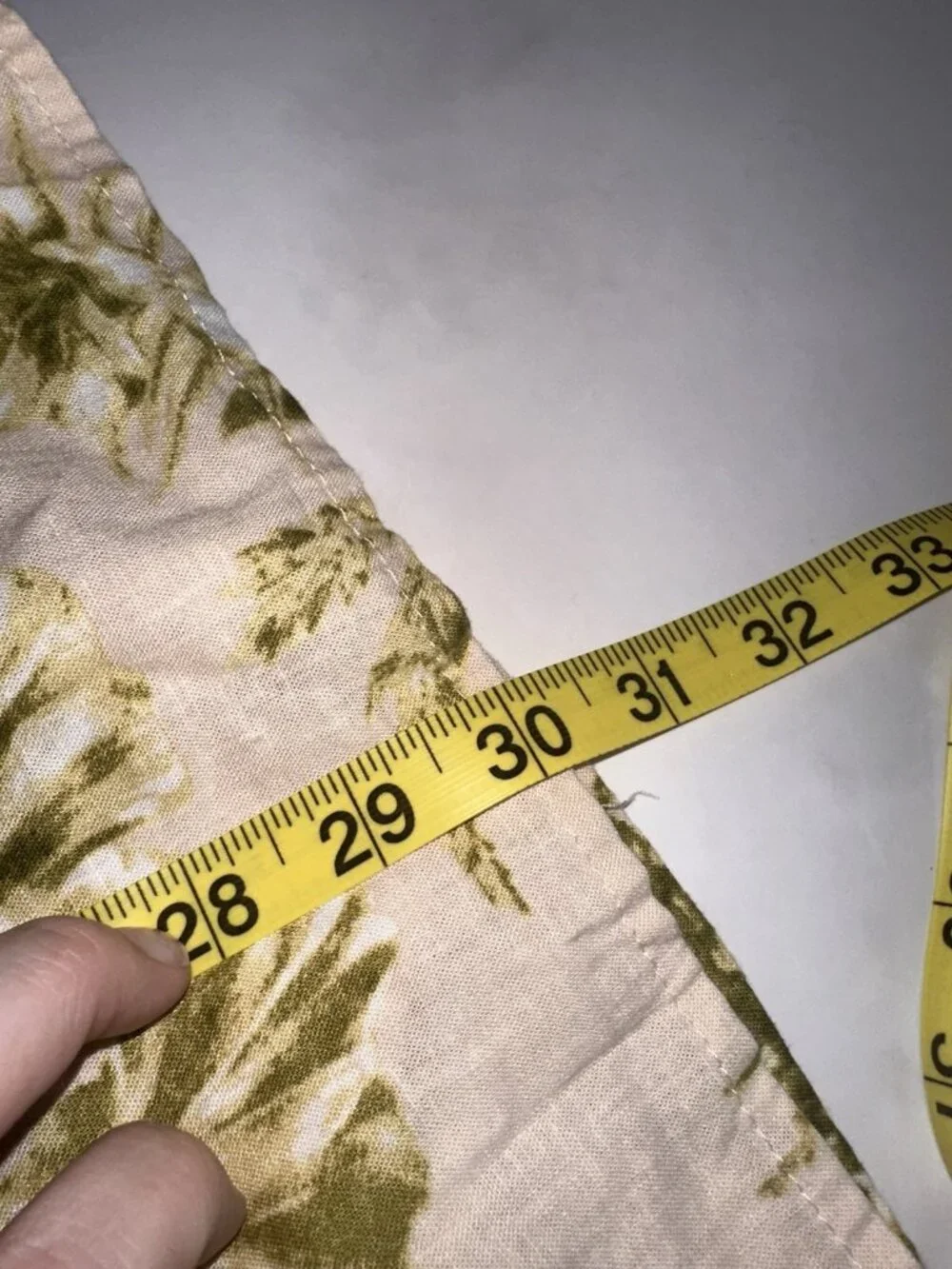 Panama Jack Womens Linen Blend Wrap Midi Skirt Sz L Tan Green Pineapple Tropical
